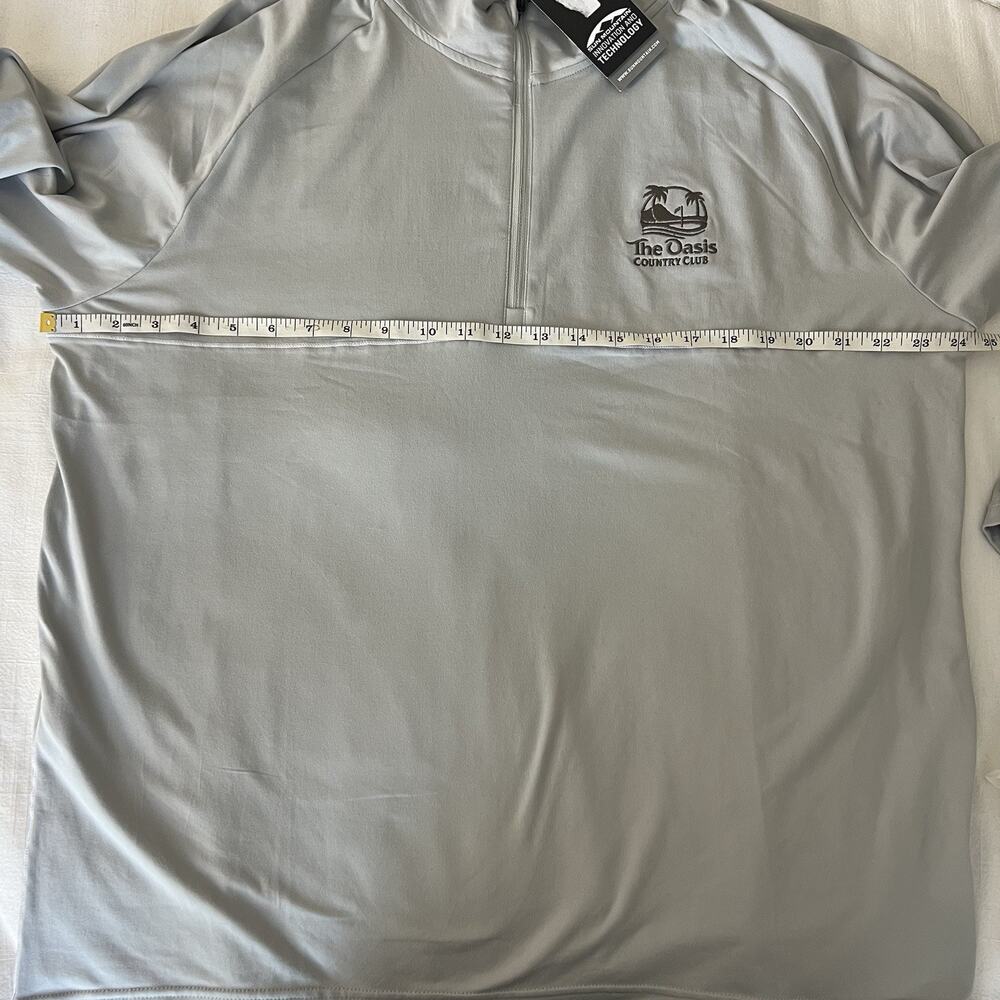 Sun Mountain Men's 1/4 Long Sleeve Sweater "oasis Country Club" Size L NWT - Picture 9 of 10